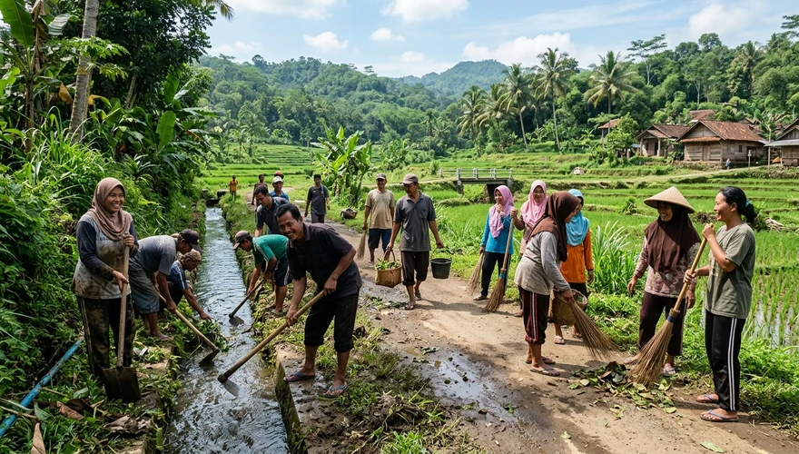 Kerja Bakti Gotong Royong Dusun
