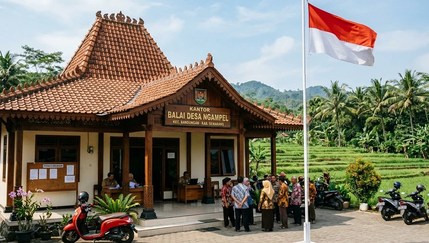 Kantor Layanan Balai Desa Dusun Gemok